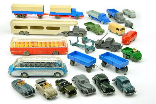 Konvolut 24 Modelle der 50er Jahre