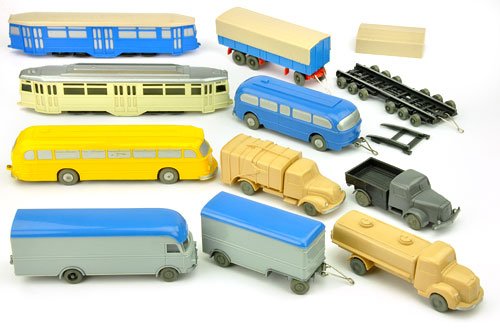 Konvolut 10 Modelle der 50er Jahre