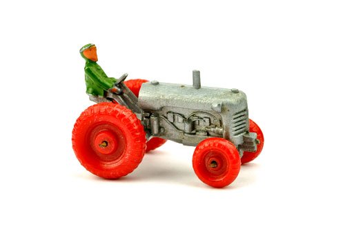 Trecker (Typ 1), silbern (Räder rot)