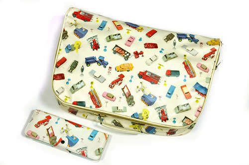 Koffer und Schreibmäppchen mit SIKU-Motiven