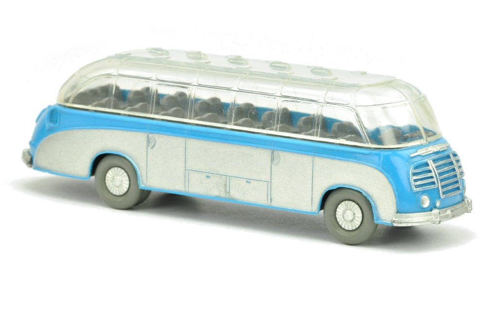 Setra-Bus, dunkeladriablau: 1166/1C, sehr gut bis neuwertig (Wiking Verglaster LKW)