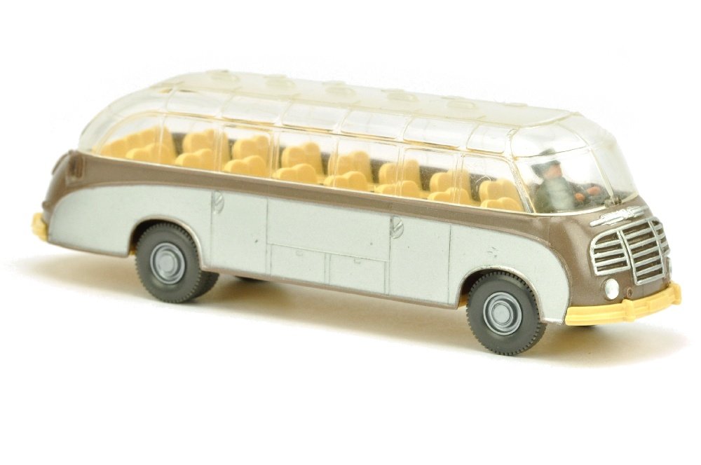 Setra-Bus, braunmetallic (BP: Germany/WM/73): 1166/5D, sehr gut bis neuwertig (Wiking Verglaster LKW)