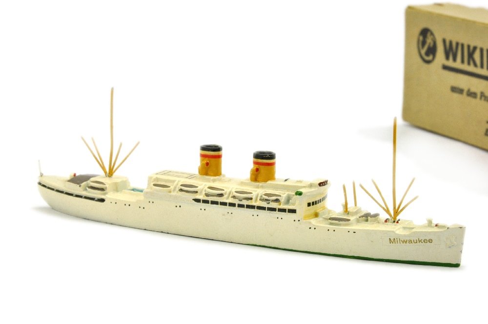 Passagierschiff Milwaukee: 106 b.1.2, R 0, sehr gut bis neuwertig im (neutralen) Ork (Wiking-Flugzeug , Wiking-Schiffe)