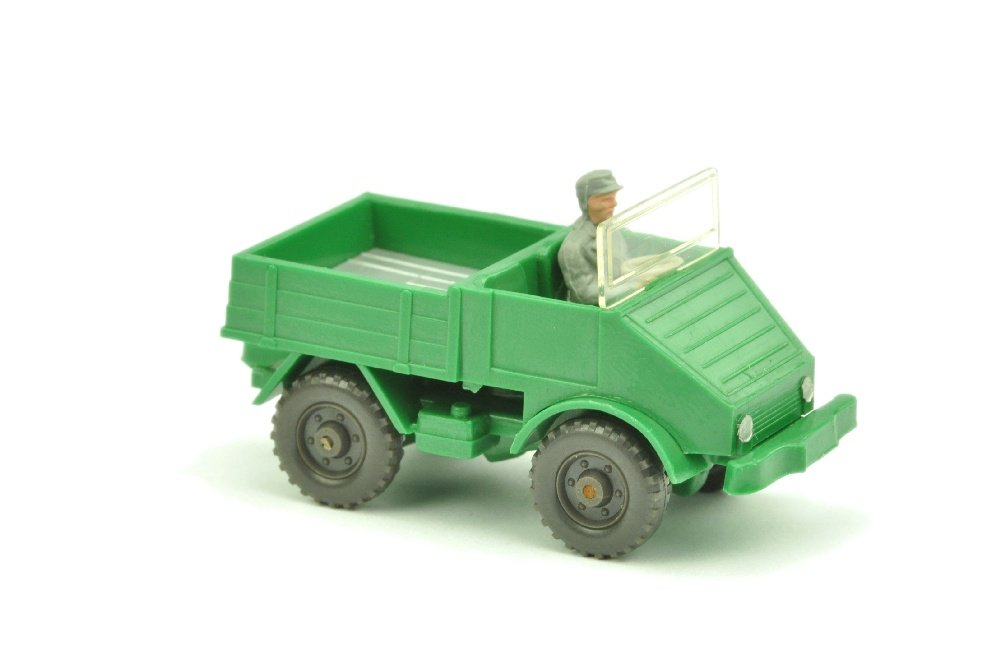 Unimog offen (Typ 3), gruen: 478/4A, sehr gut (Wiking Verglaster PKW)