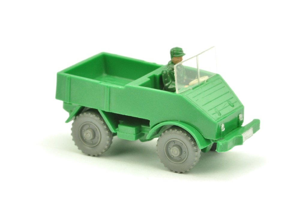 Unimog offen (Typ 2), gruen: 477/2A, neuwertig (Wiking Verglaster PKW)