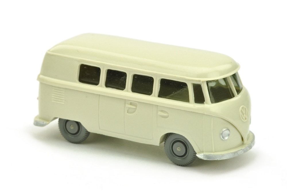 VW T1 Bus (alt), perlweiss: 323/1Z, sehr gut bis neuwertig (Wiking Verglaster PKW)