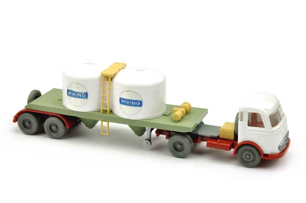 Chemikalien-Tankzug Pullman Wiking: 751/2C, sehr gut (Wiking Verglaster LKW)