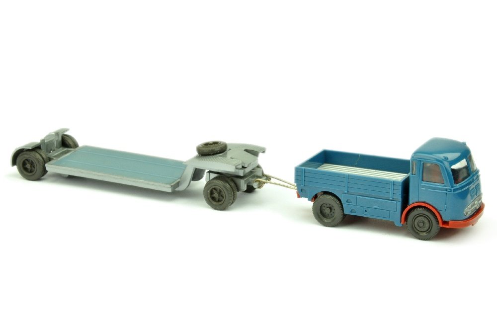 Schwergut-Zug Pullman, azurblau: 914/1, sehr gut bis neuwertig (Wiking Verglaster LKW)