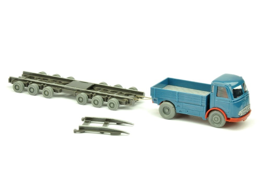 Strassenroller Pullman, azurblau: 918/1, fast neuwertig (Wiking Verglaster LKW)