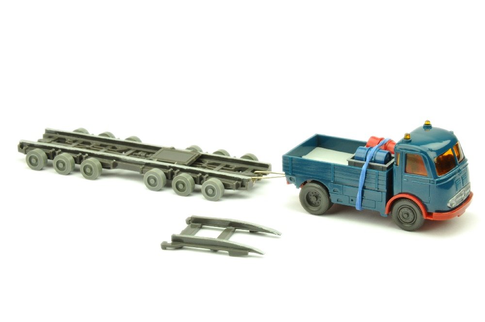 Strassenroller Pullman, ozeanblau: 918/3, sehr gut bis neuwertig (Wiking Verglaster LKW)