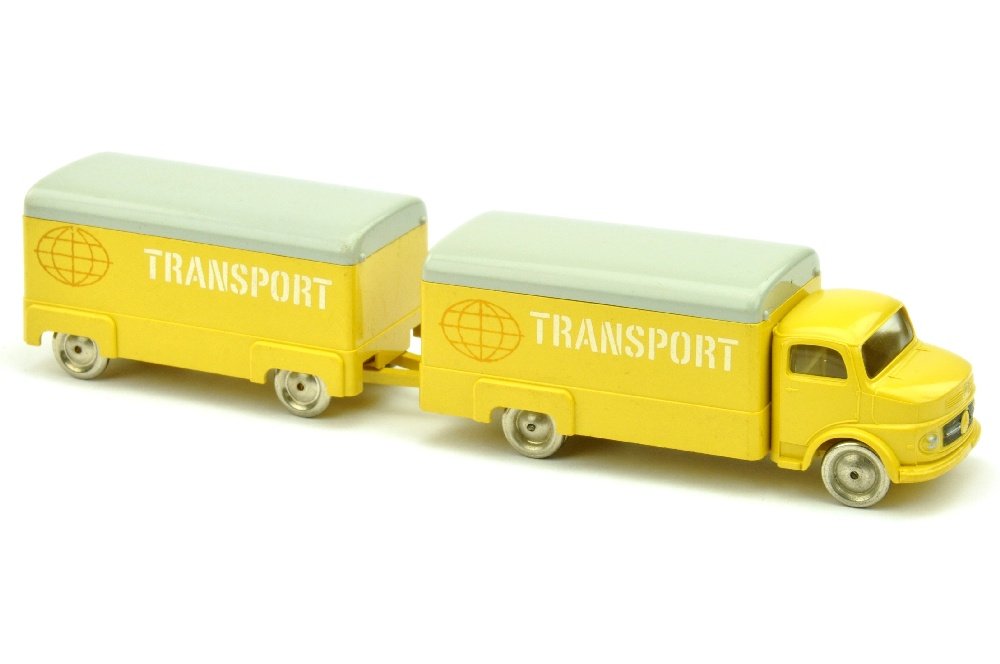 Lego - Lastzug MB 1413 "Transport", ocker: sehr gut