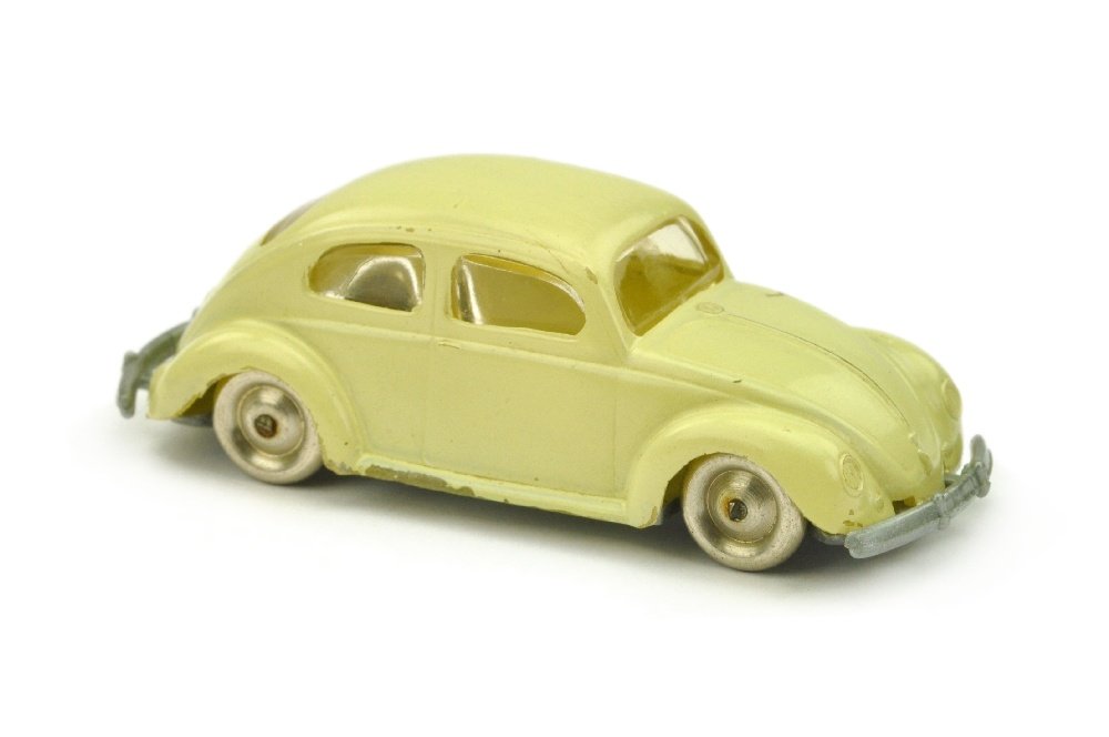 Lego - VW Kaefer Langversion, hellbeige lackiert: Grundfarbe transparent, Chassisversion ohne Stift, mehrere geringe Lackfehler, insgesamt sehr gut