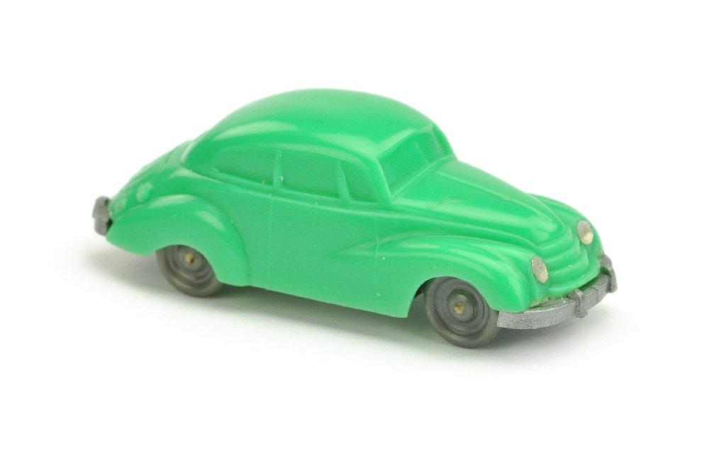DKW Limousine, blassgruen: 132/1F, sehr gut (Wiking Unverglaster Rollachser)