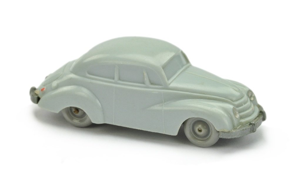 DKW Limousine, silbergrau: 132/3M, sehr gut (Wiking Unverglaster Rollachser)