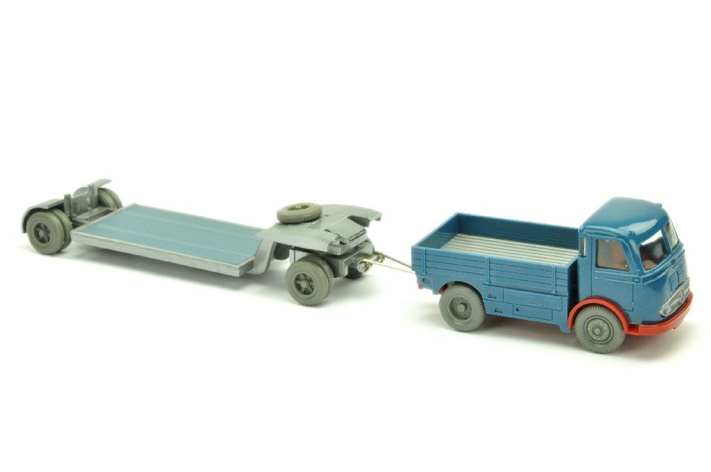 Schwergut-Zug Pullman, azurblau: 914/1, sehr gut bis neuwertig (Wiking Verglaster LKW)