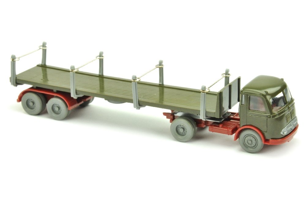 Rungensattelzug Pullman: 754/1, sehr gut (Wiking Verglaster LKW)