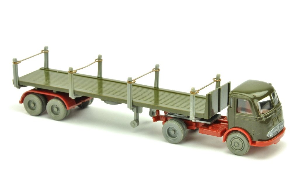 Rungensattelzug Pullman (RL beidseitig): 754/2, gut bis sehr gut (Wiking Verglaster LKW)