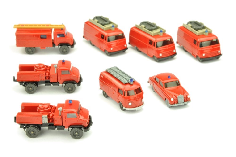 Konvolut 8 Feuerwehren der 60er/70er Jahre (1 of 1)