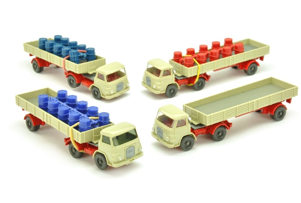 Konvolut 4 MAN Frontlenker-Sattelzuege der 60er J. (1 of 1)