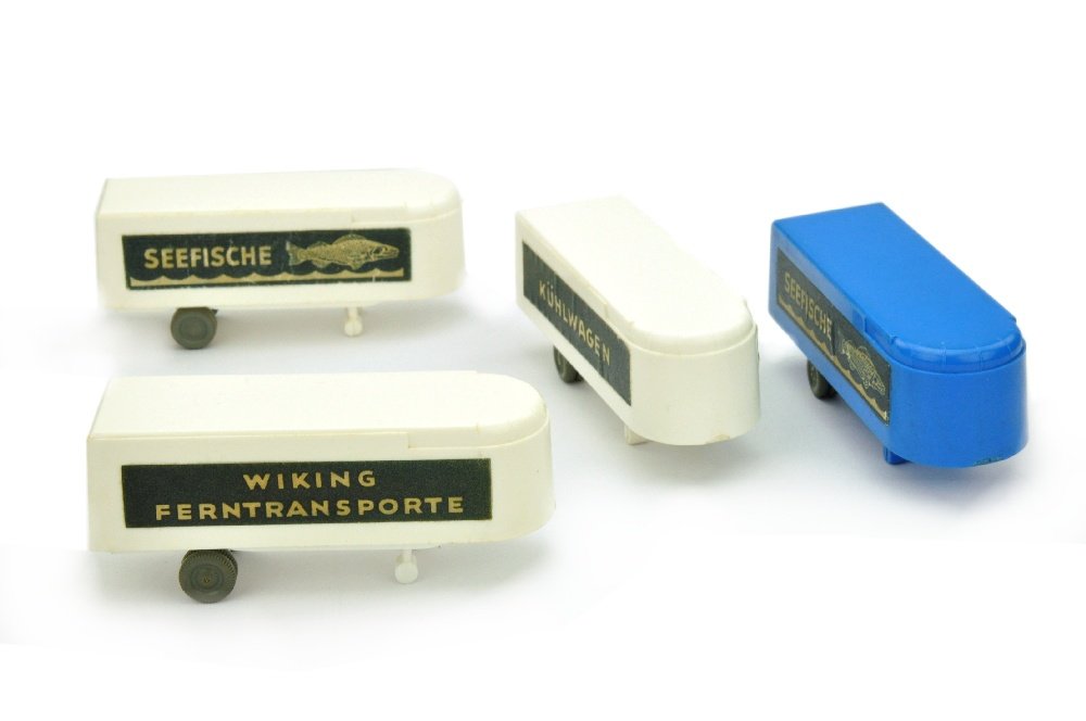 Konvolut 4 Sattelzug-Auflieger der 50er Jahre (1 of 1)