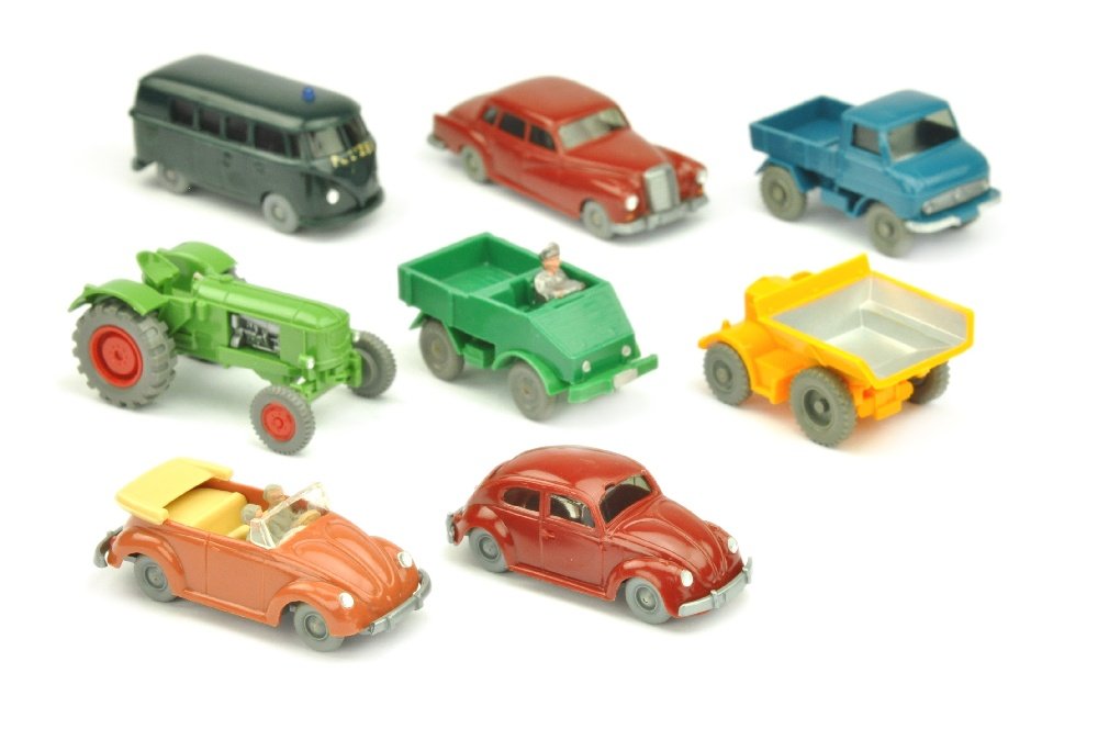 Konvolut 8 PKW der 60er Jahre (1 of 1)