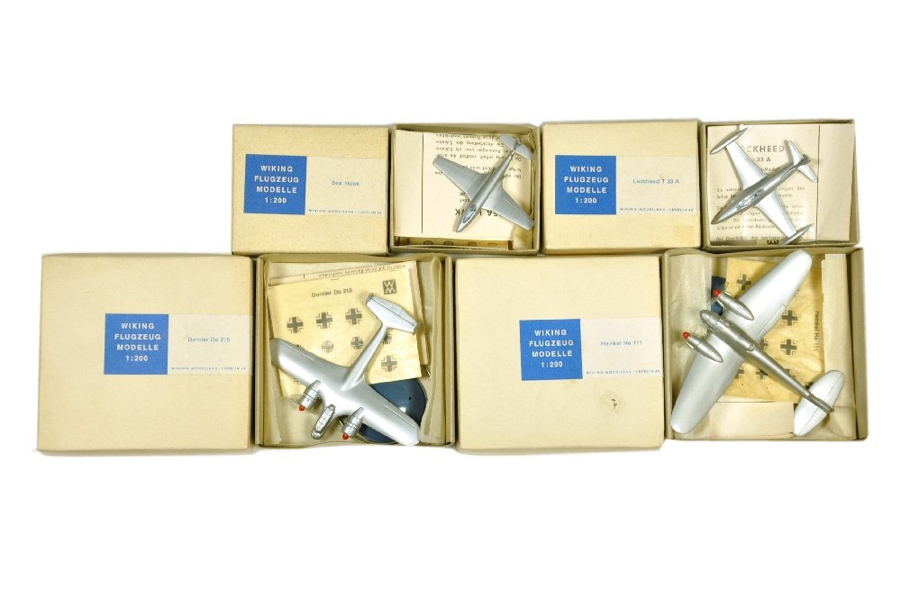 Konvolut 4 Flugzeug-Silberlinge (im Ork) (1 of 1)