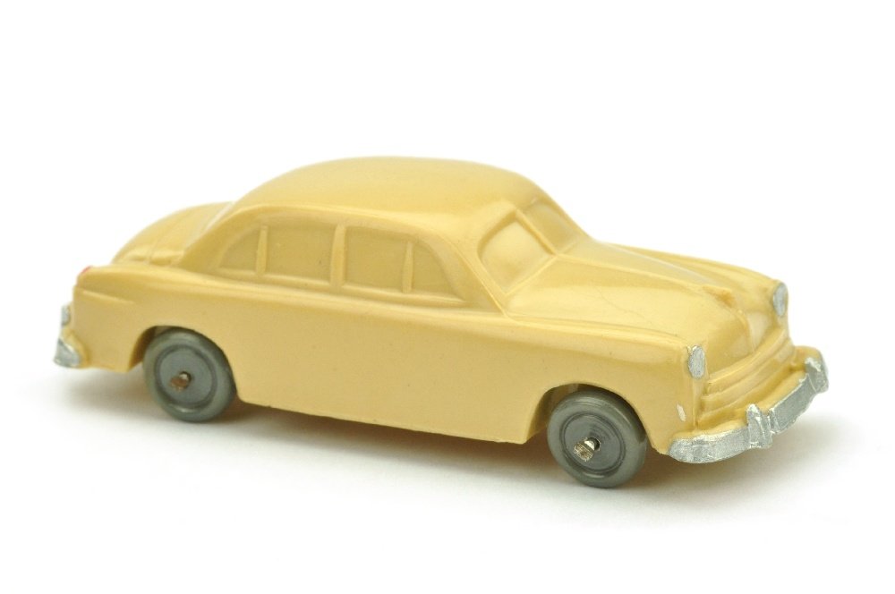 Amerikanische Limousine, beige: 109/2A, neuwertig (Wiking Drahtachser)