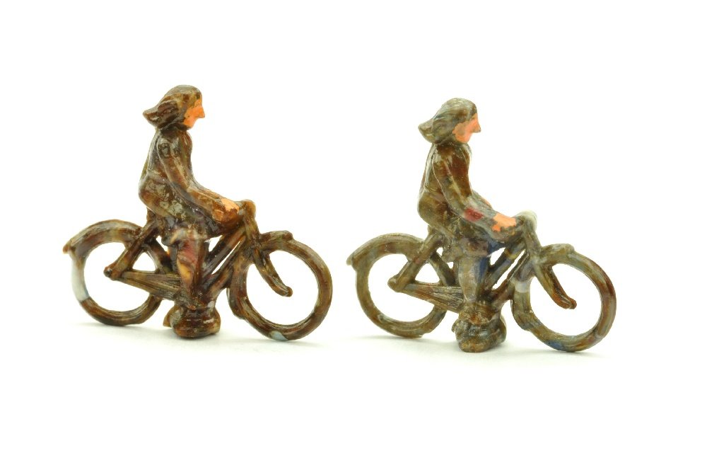 Konvolut 2 Radfahrer (mischbraun) (1 of 1)