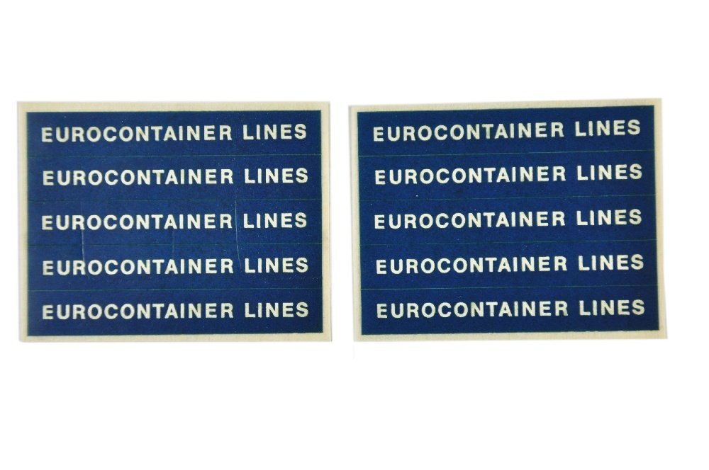 Restposten Aufkleber "Eurocontainer Lines" (1 of 1)