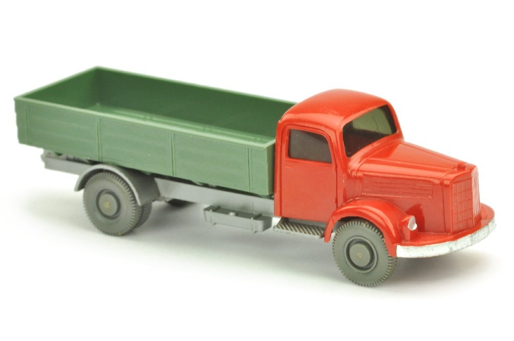 MB 3500 Pritsche, rot/dunkelresedagruen/silbern (1 of 1)