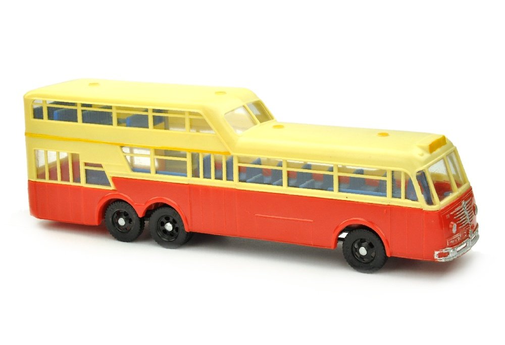 SIKU - (V72) Buessing 1 1/2-Decker (gelbelfenb.) (1 of 2)