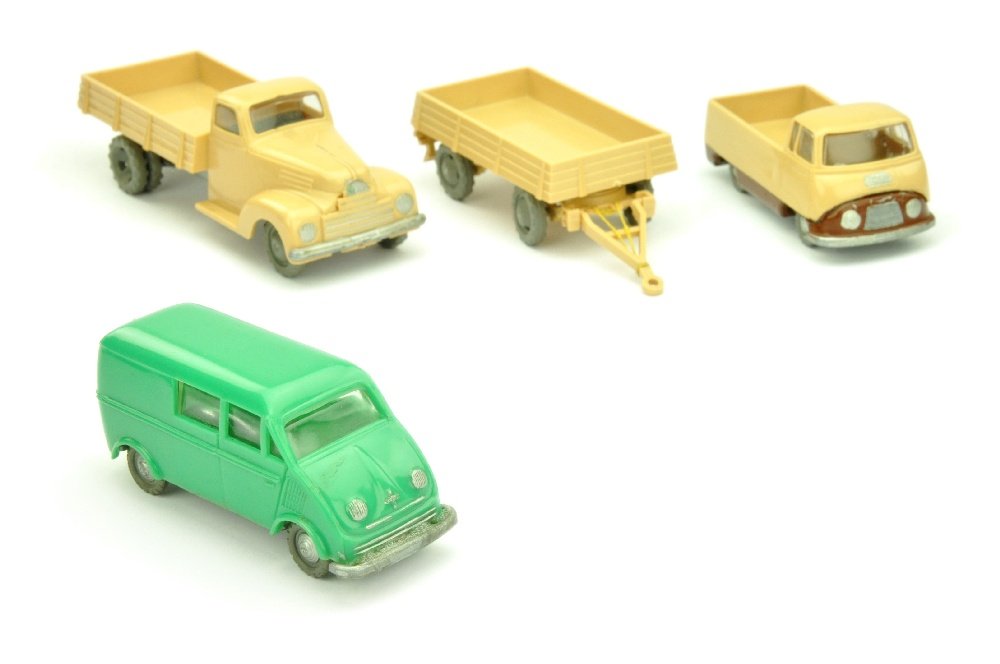 SIKU- Konvolut 4 Modelle der Plastik-aera (1 of 1)
