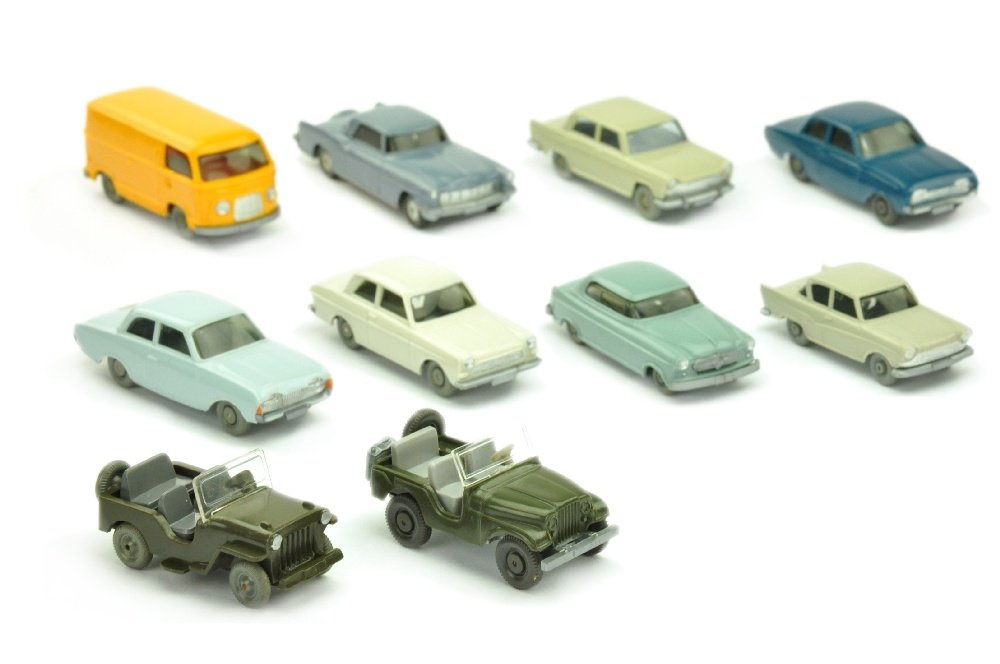 Konvolut 10 PKW der 60er Jahre (1 of 1)