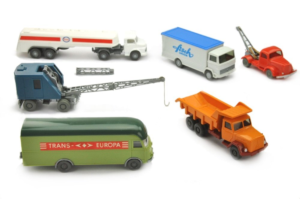 Konvolut 6 LKW der 60er/70er Jahre (1 of 1)