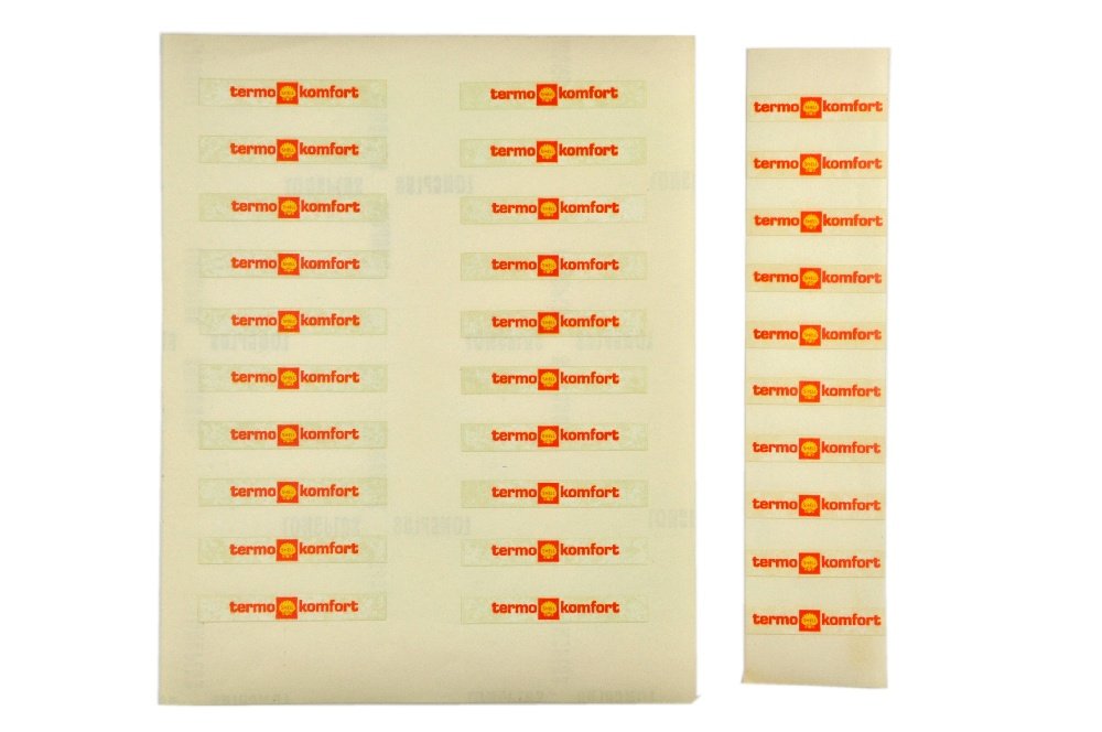 Restposten Aufkleber "termo komfort" (1 of 1)
