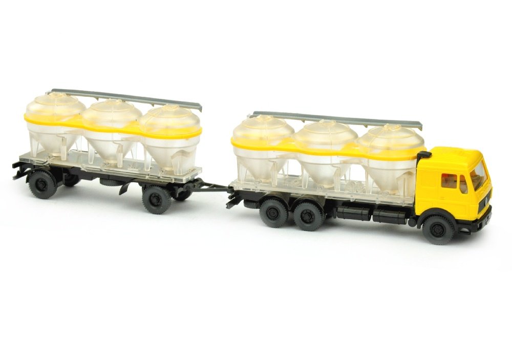 Silo-Lastzug MB 2224, gelb/transparent (1 of 3)