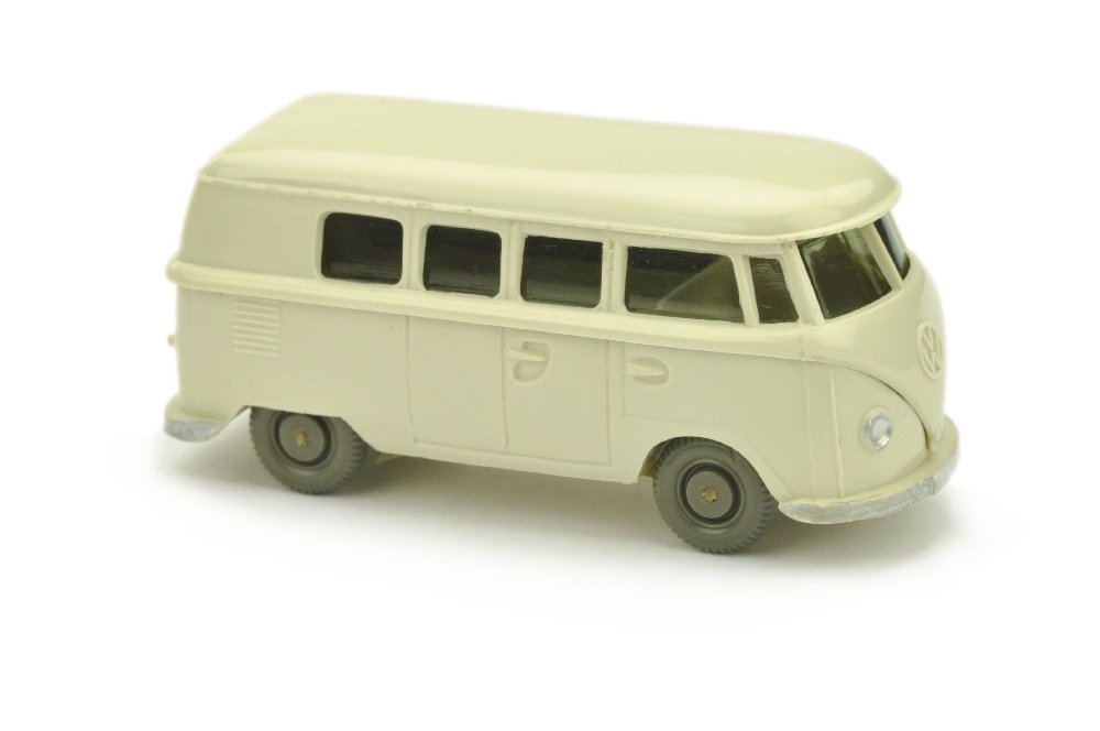 VW T1 Bus (alt), perlweiss (mit OPS): 323/1Z, mit rechteckigem OPS (-,60), sehr gut bis neuwertig (Wiking Verglaster PKW)
