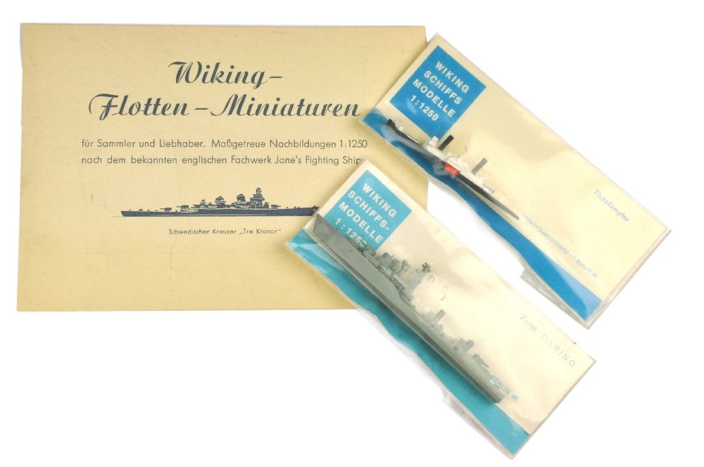 Konvolut 2+1 Schiffe (um 1970, in OVP) (1 of 1)