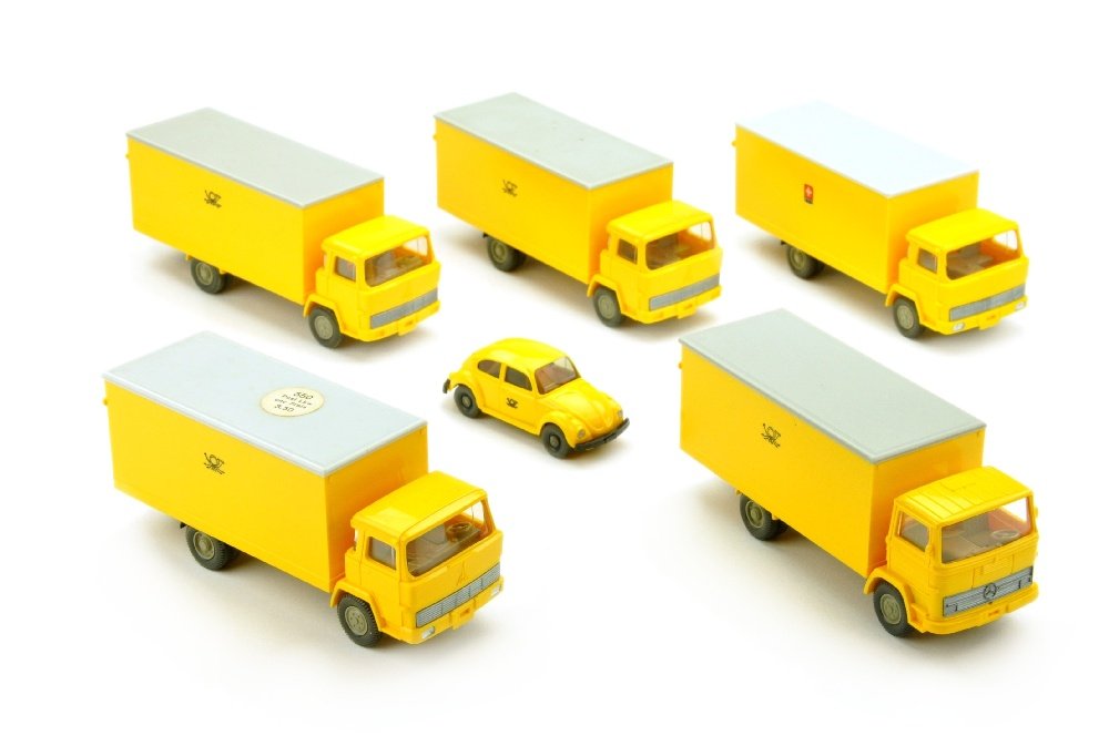 Konvolut 6 Postfahrzeuge der 70er Jahre (1 of 1)