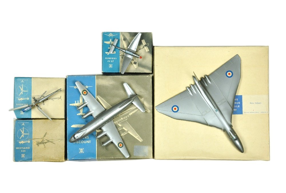 Konvolut 4+1 Flugzeuge (Silberlinge, 2.Wahl) (1 of 1)