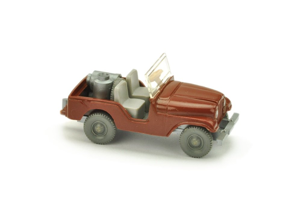 Jeep mit Milchkannen, rotbraun (1 of 1)