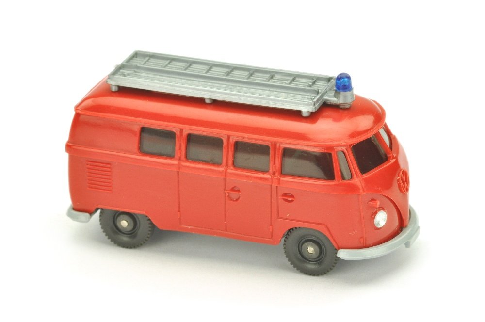 Feuerwehr VW T1 Bus (neu): 1047/1, sehr gut (Wiking Verglaster PKW)