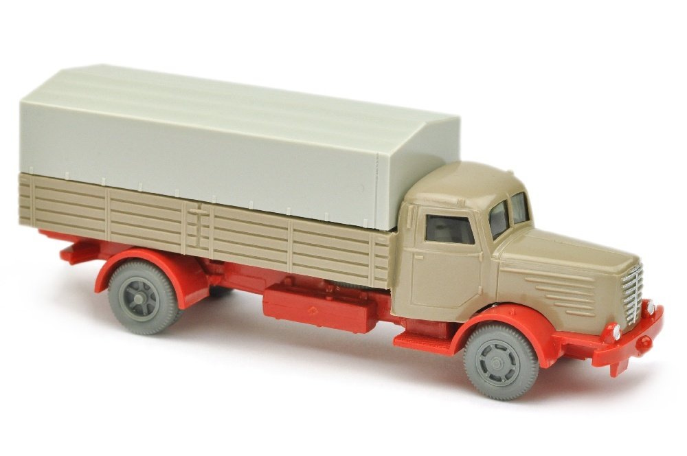 Buessing 8000, braunelfenbein/rot (mit Blinkern) (1 of 1)