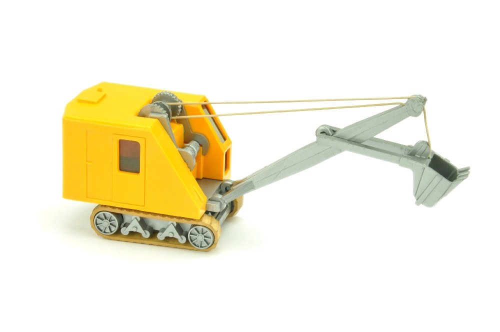 Loeffel-Bagger mit Raupen, chromgelb (1 of 3)
