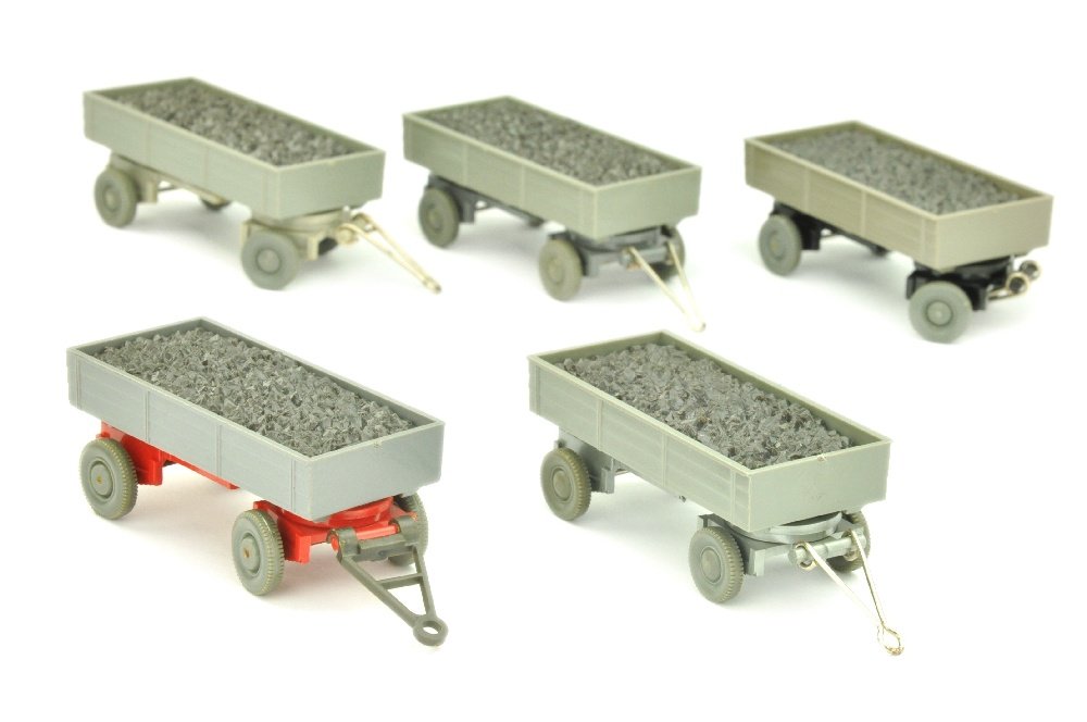 Konvolut 5 Kohlenanhaenger (Typ 5) (1 of 1)