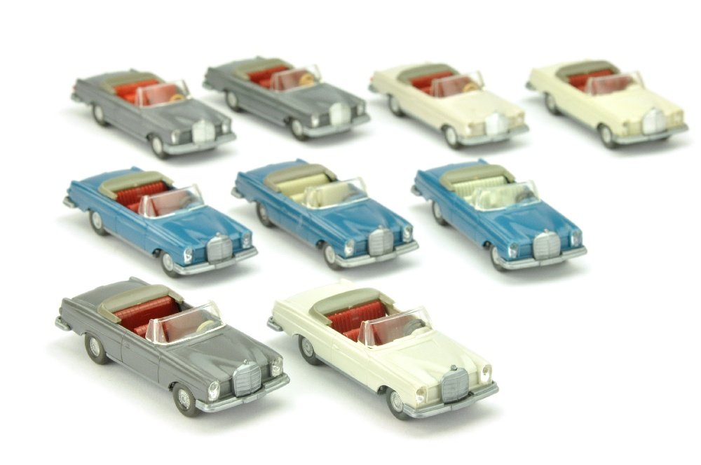 Konvolut 9 MB 280 SE Cabrios der 60er/70er Jahre (1 of 1)