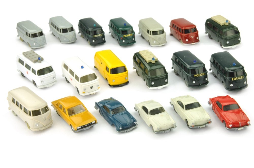 Konvolut 19 VW-PKW der 60er/70er Jahre (1 of 1)