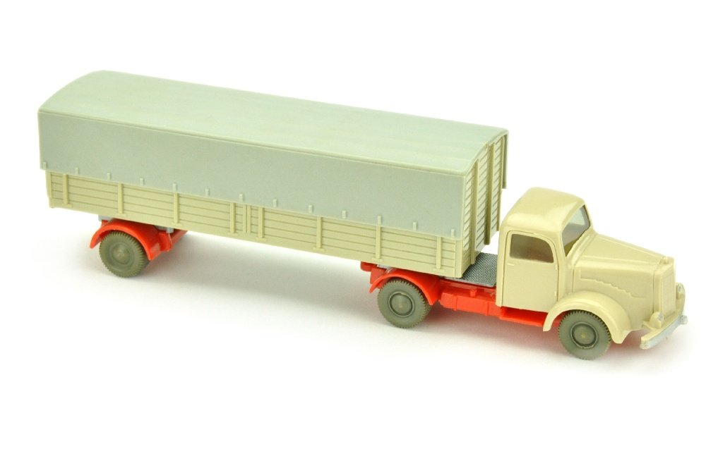 Pr.-Sattelzug MB 5000, hellgelbgrau/orangerot (1 of 3)