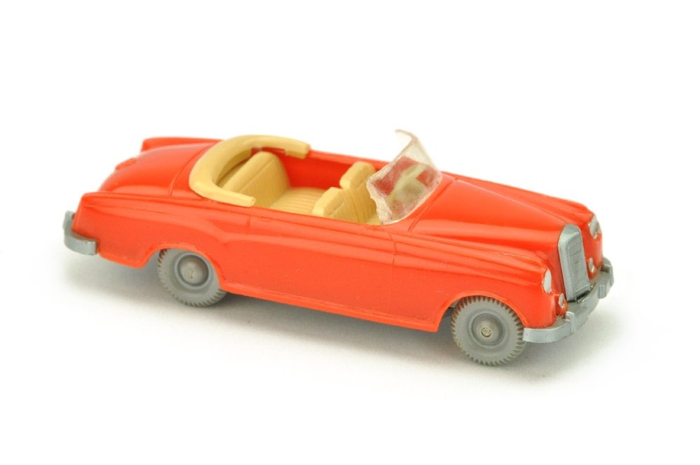 Mercedes 220 Cabrio, orangerot (1 of 3)