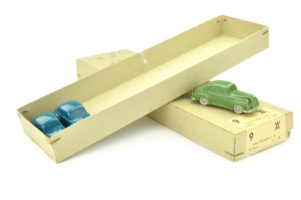 Haendlerkarton mit 3x Opel Olympia (Typ 2) (1 of 1)